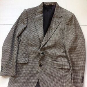 Vintage Freza Houndstooth Blazer Black Cream